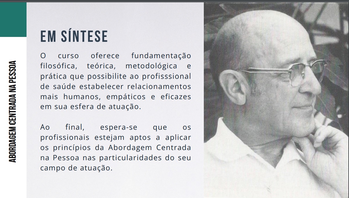 FORMAÇÃO EM ABORDAGEM CENTRADA NA PESSOA PARA PROFISSIONAIS DE SAÚDE